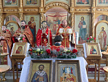 В храме Донской иконы Божией Матери почтили память священномученика Александра, епископа Команского