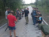 В ст. Боковской прошли военно-полевые сборы допризывной казачьей молодежи Верхне-Донского округа