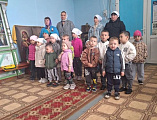 В храме хутора Ажинов причастились воспитанники детского сада «Сказка»