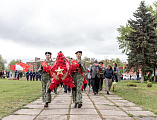 В день Победы Преосвященнейший епископ Симон принял участие в праздничном мероприятии на Мемориальном комплексе «Жертвам фашизма» города Шахты