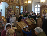 Беседа, посвященная теме «Поклонение кресту Господню», прошла в Донском храме г. Новошахтинска