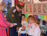 Священник принял участие в празднике юных казачат