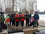 В хуторе Красновка почтили память освободителей Каменского района