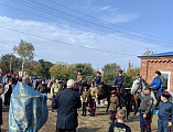 В Шептуховке состоялся обряд посажения на коня