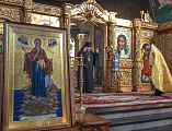 «Каждая душа призывается в храм к Богу, чтобы устроить духовную весну и растопить греховный лед». Епископ Симон совершил вечерню с чином прощения в Покровском кафедральном соборе г. Шахты