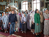 В престольный праздник Преосвященнейший епископ Симон возглавил Божественную литургию в храме Вознесения Господня города Шахты