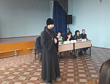 Иеромонах Арсений Алимов принял участие в годовом отчете главы Администрации пос. Горный