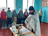 Великое освящение воды в хуторе Табунщиково