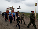 В праздник Преполовения Пятидесятницы в ст. Боковской состоялся крестный ход