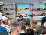 Духовно-нравственная беседа священника с молодежью Боковского района 