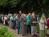 В день памяти преподобного Сергия Радонежского Преосвященнейший епископ Симон сослужил Предстоятелю Русской Церкви в Троице-Сергиевой Лавре