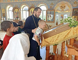 Духовно-нравственная беседа с учащимися казачьей школы в станице Краснокутской