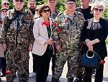 Благочинный Зверево-Никольского округа принял участие в митинге в честь Дня Победы