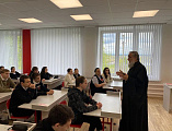 Беседа с учащимися 9-х классов Базковской школы   