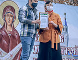 Праздничное мероприятие, посвященное Покрову Пресвятой Богородицы, состоялось на Соборной площади г. Шахты