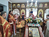 Соборное богослужение духовенства Чернышевского благочиния