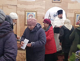 Праздник Рождества Христова торжественно встретили в храме Архистратига Михаила хутора Елкин
