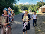 Престольный праздник молитвенно отметили в храме Преображения Господня села Лысогорка   