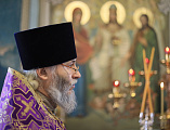 В Неделю 3-ю Великого поста, Крестопоклонную Преосвященнейший епископ Симон совершил Божественную литургию в храме в честь Воздвижения Креста Господня хут. Астахов
