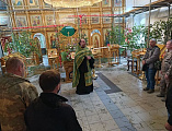 Духовник станицы  Мало-Несветаевской провел встречу и беседу с казаками о Святой Живоначальной Троице