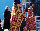 В Покровском храме города Новошахтинска совершили молебен священномученику Харлампию Магнезийскому