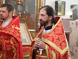Епископ Шахтинский и Миллеровский Симон в четверг Светлой седмицы совершил праздничное богослужение в храме Покрова Пресвятой Богородицы г. Красный Сулин