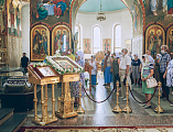 В праздник Преображения Господа Бога и Спаса нашего Иисуса Христа Преосвященнейший епископ Симон совершил Божественную литургию и диаконскую хиротонию