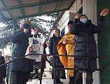 Освящение колоколов в храме святителя Николая Чудотворца ст. Краснокутская
