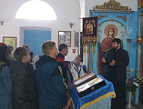 Учащиеся Терновской ООШ № 2 посетили храма Покрова Пресвятой Богородицы в сл. Никольской