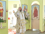 В престольный день Преосвященнейший епископ Симон совершил Божественную литургию в храме праведного Иосифа Обручника города Шахты