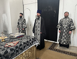 Чтение Великого покаянного канона преподобного Андрея Критского в храме Покрова Богородицы города Красный Сулин в четверг первой седмицы Великого поста