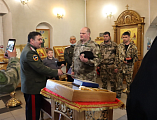 Традиционная встреча с духовником и приведение к присяге казаков станицы Мало- Несветаевской состоялись в храме Донской иконы Богородицы
