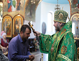 В день памяти апостола Андроника и святой Иунии Преосвященнейший епископ Симон совершил богослужение в Покровском кафедральном соборе Шахтинской епархии