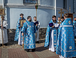 Праздник Покрова Пресвятой Богородицы отметили в кафедральном соборе Шахтинской епархии
