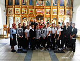 Воспитанники школы-интерната № 33 посетили храм в честь Донской иконы Божией Матери г. Новошахтинска