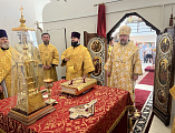 С архипастырским визитом епископ Симон посетил приход преподобномученицы Елисаветы города Гуково