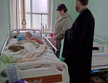 Священник поздравил с Пасхой Христовой  постояльцев хосписа х. Красный