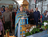 Праздник Покрова Пресвятой Богородицы в казачьем храме в честь Донской иконы Божией Матери
