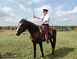 По благословению протоиерея Александра Барановского в казачьем стане прошли областные соревнования
