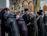 Вечерню с чином прощения совершил Преосвященнейший епископ Симон в Покровском кафедральном соборе города Шахты