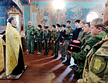 В храме Святителя Николая станицы Багаевской прошла встреча с казачьим молодёжным объединением «Донцы»