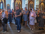 В Троицкую поминальную субботу Преосвященнейший епископ Симон совершил Божественную литургию в Покровском кафедральном соборе г. Шахты