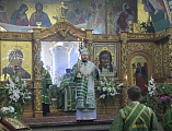 В день Святой Троицы, Пятидесятницы Преосвященнейший епископ Симон возглавил праздничное богослужение в Покровском кафедральном соборе г. Шахты