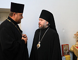 Преосвященнейший епископ Симон с архипастырским визитом посетил храм Архистратига Михаила пос. Соколово-Кундрюченский г. Новошахтинска