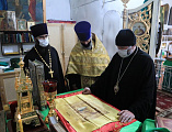 Преосвященнейший епископ Симон с архипастырским визитом посетил приходы Верхнего Дона