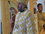 Преосвященнейший епископ Симон совершил чин великого освящения храма Державной иконы Божией Матери г. Донецка