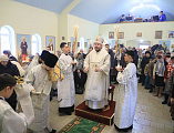 В престольный день Преосвященнейший епископ Симон совершил Божественную литургию в храме праведного Иосифа Обручника г. Шахты