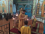 В храме святителя Алексия Московского ст. Бессергеневской состоялось соборное богослужение