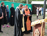 Духовенство и паломники Шахтинской епархии совершили традиционную поездку в храм хутора Елань