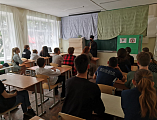 Иерей Анатолий Минаев провел беседу со старшекласниками Елкинской казачьей школы